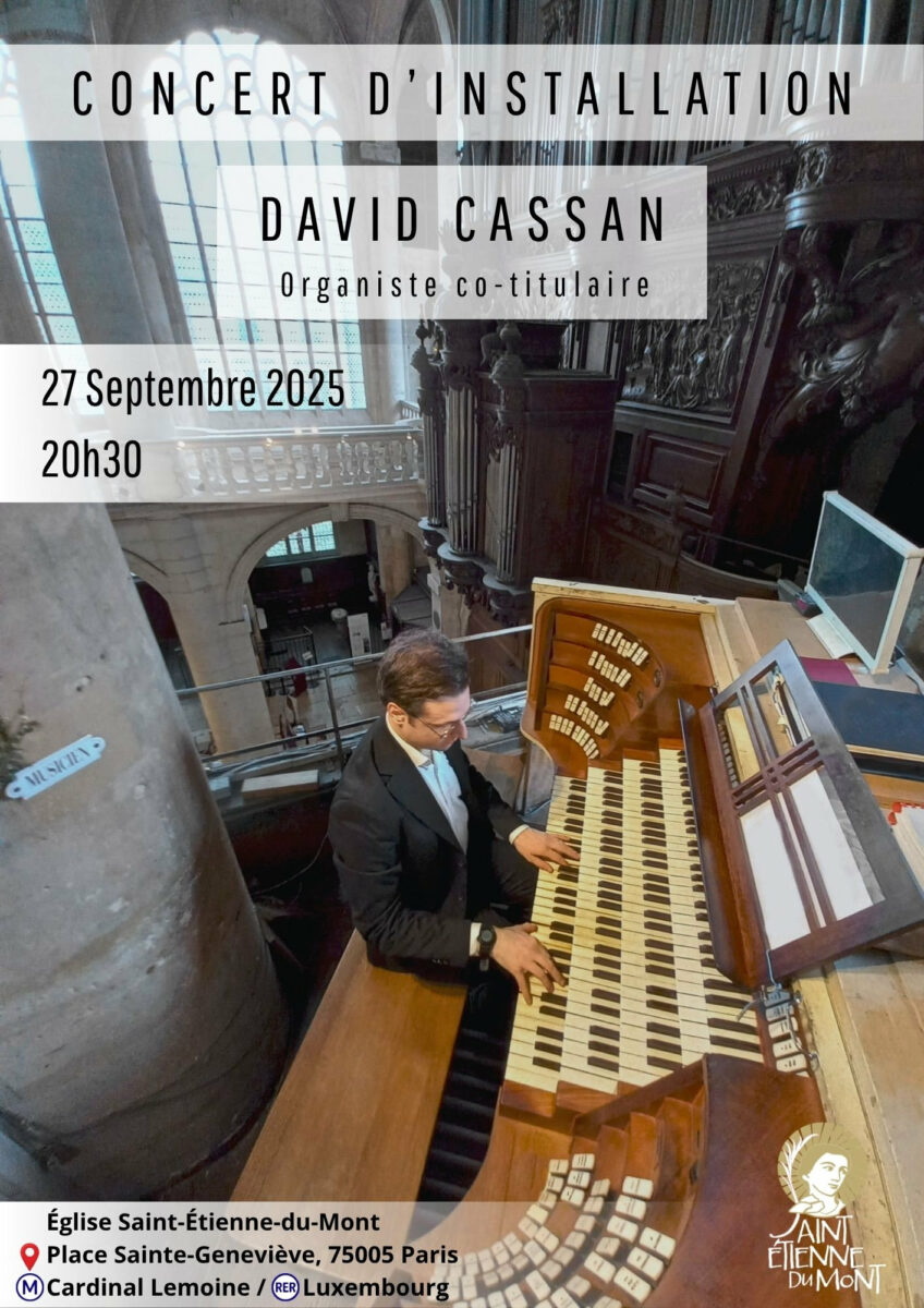 Concert d'installation David Cassan 27092025