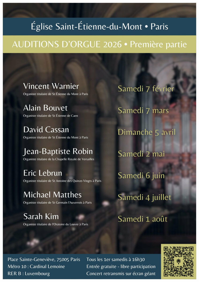 Affiche SAISON D'ORGUE 2026