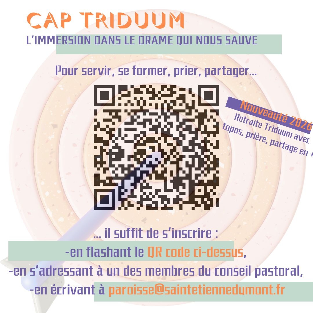 Cap Triduum 3 2026
