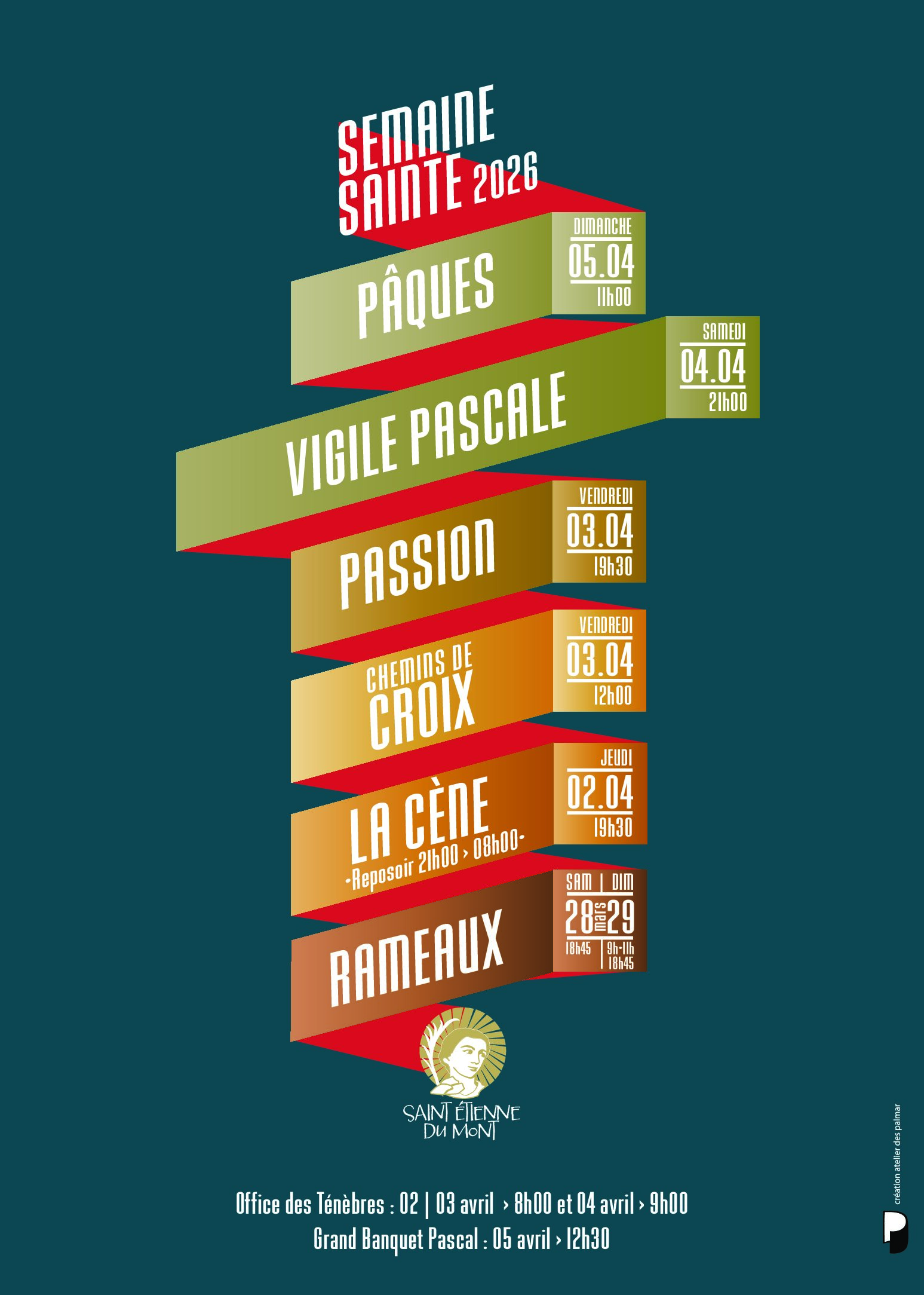 Horaires Semaine Sainte 2026