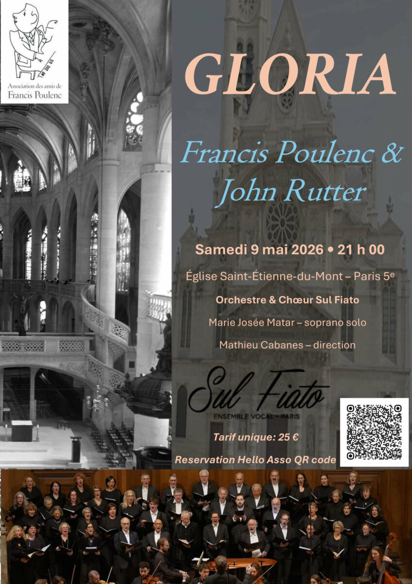 Concert Gloria 9 mai 2026