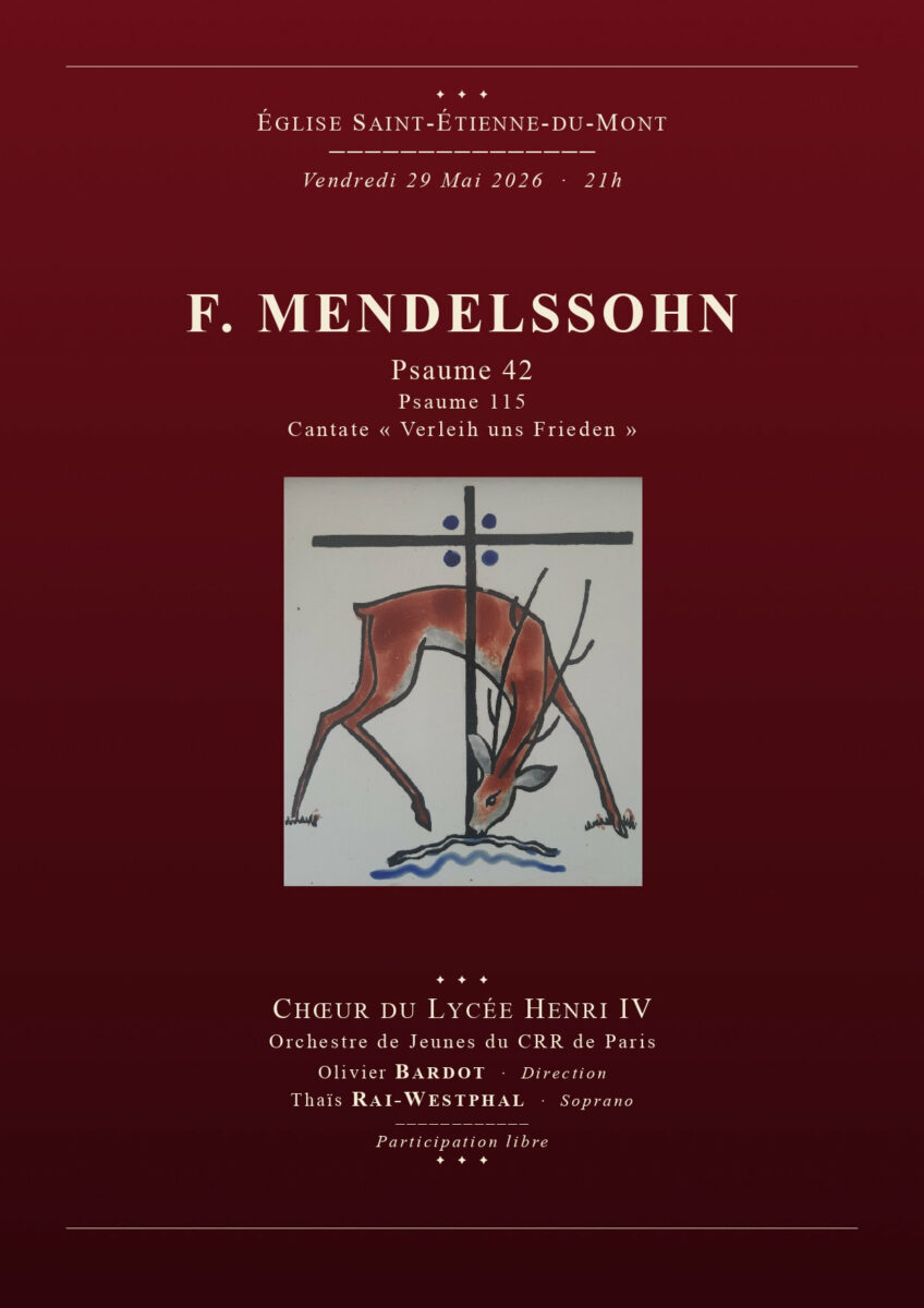 Concert Henri IV 29 mai 2026