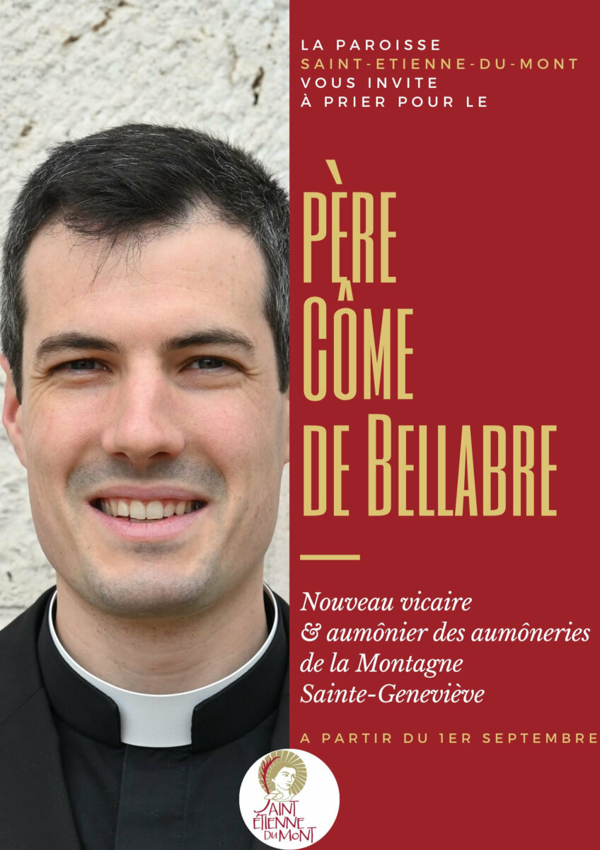 Père Côme de Bellabre Arrivée 01092026