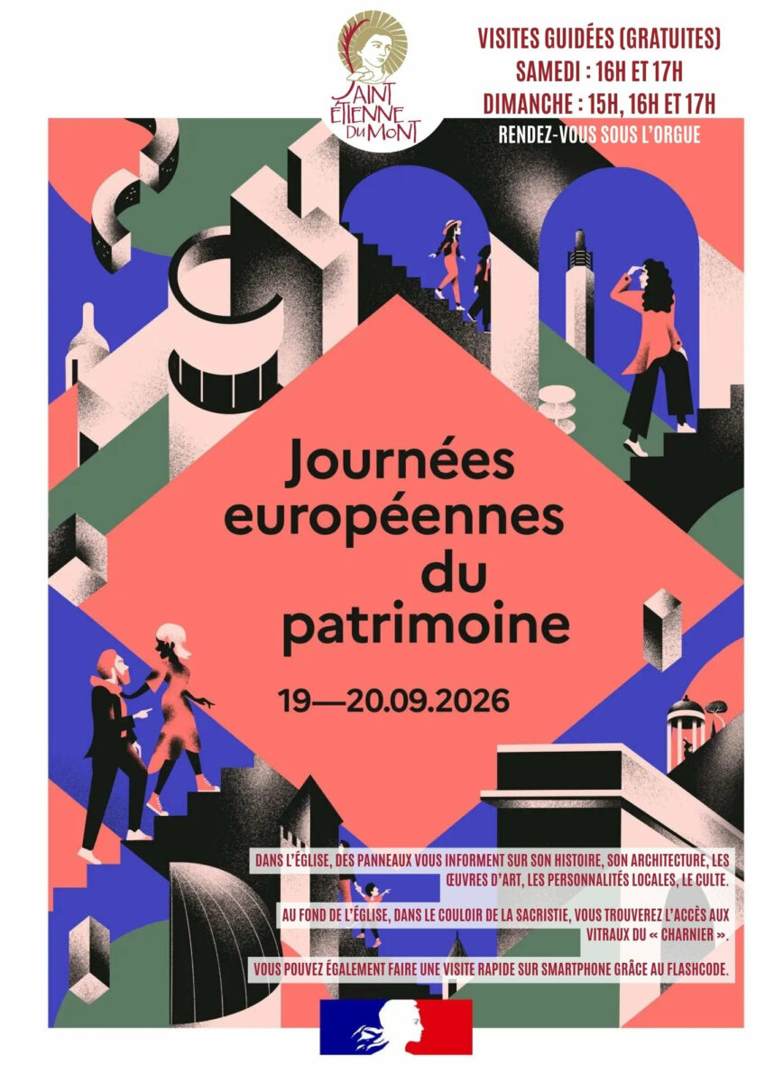 Journées du patrimoine 19 et 20 sept 2026