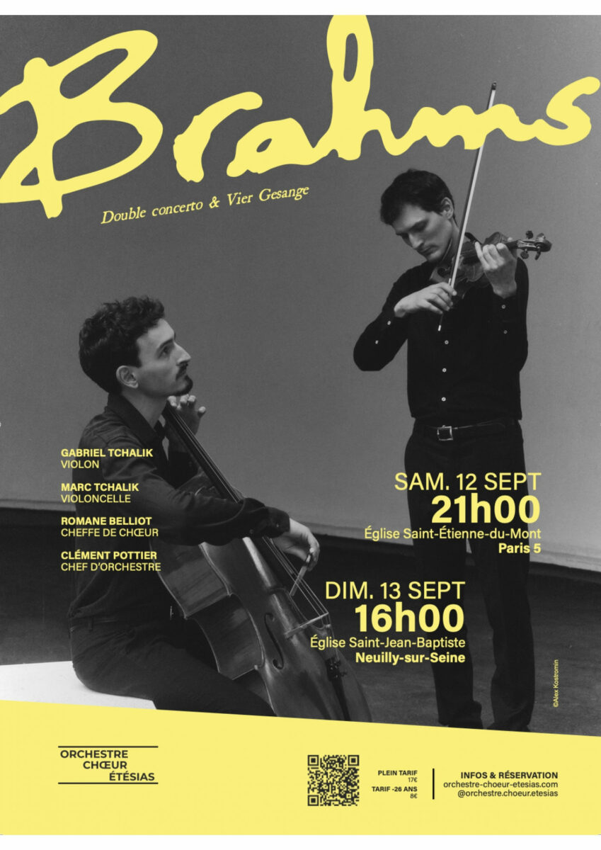 Concert 12 sept 2026 - Brahms - ETESIAS