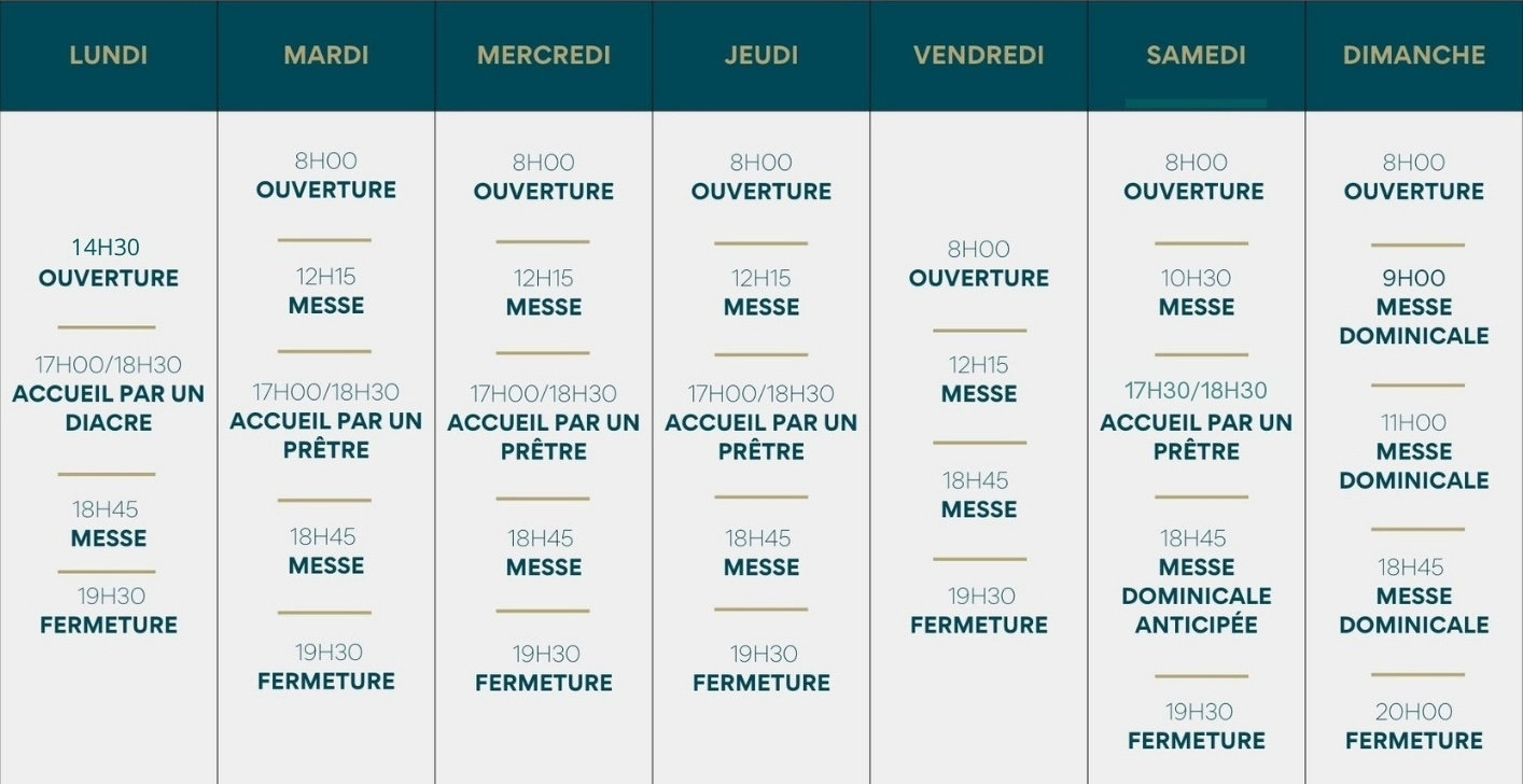 Horaires Année 2026 2027