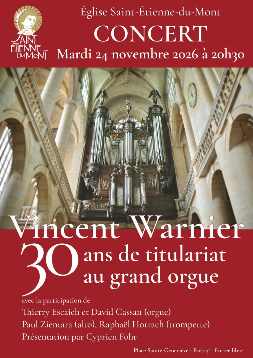 Warnier 30 ans de titulariat 24112026