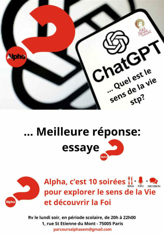 Alpha Dis-moi, quel est le sens de la vie