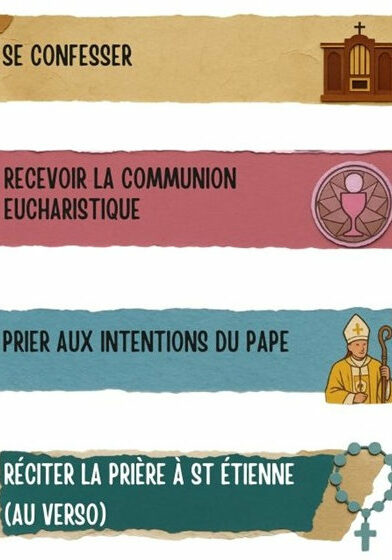 Indulgence 2026 consignes