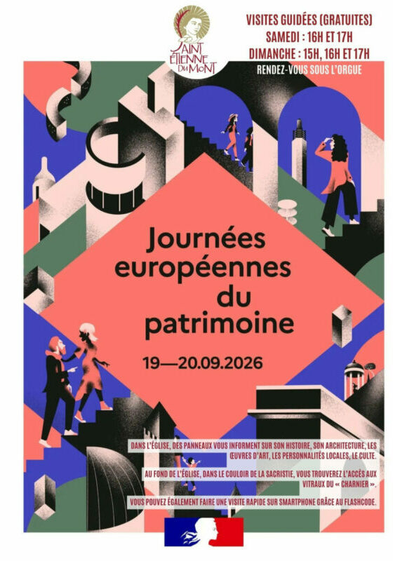 Journées du patrimoine 19 et 20 sept 2026