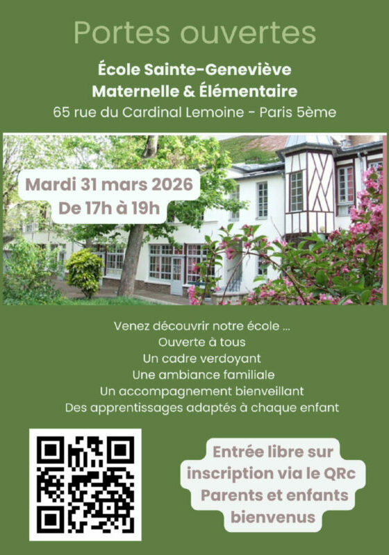 Porte Ouverte école Ste Geneviève 2026